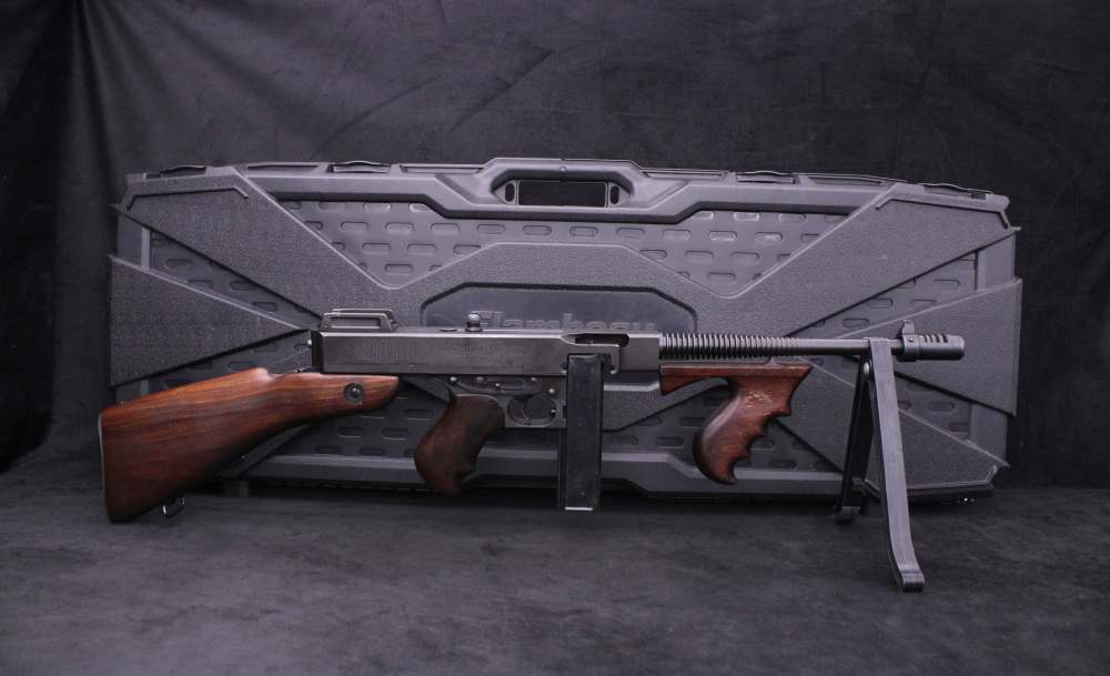1941 Transferable Savage 1928A1 Thompson Submachine Gun 45 ACP Bridgeport-img-1