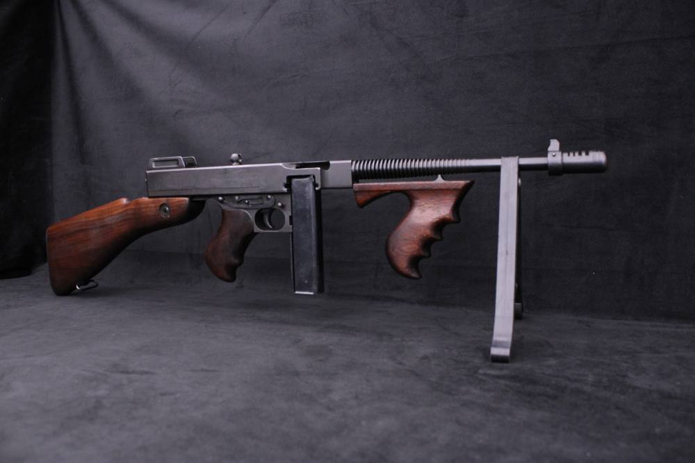1941 Transferable Savage 1928A1 Thompson Submachine Gun 45 ACP Bridgeport-img-5