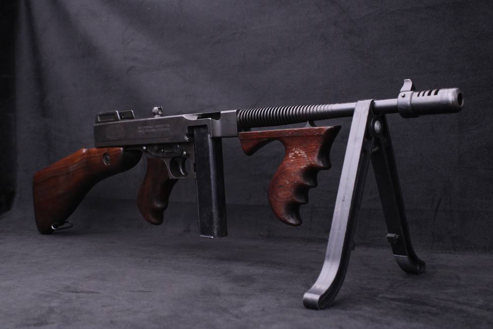 1941 Transferable Savage 1928A1 Thompson Submachine Gun 45 ACP Bridgeport-img-17