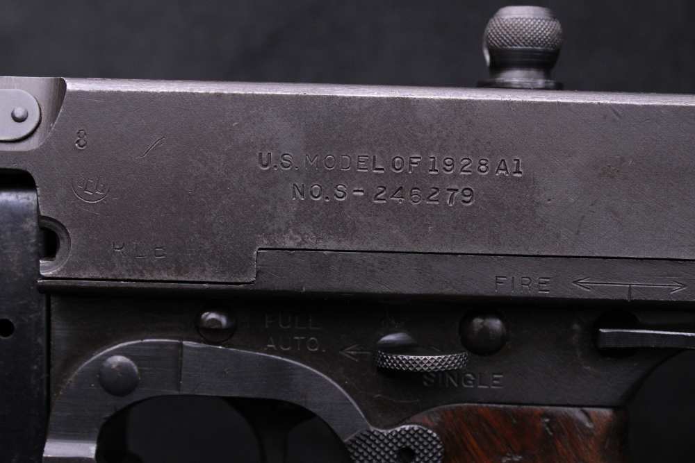 1941 Transferable Savage 1928A1 Thompson Submachine Gun 45 ACP Bridgeport-img-23