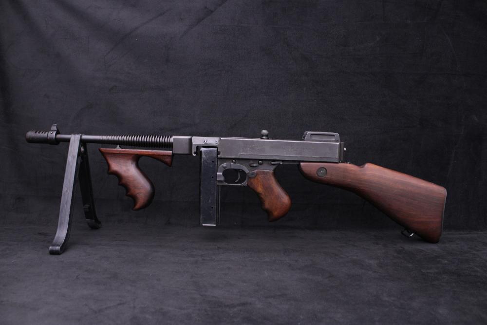 1941 Transferable Savage 1928A1 Thompson Submachine Gun 45 ACP Bridgeport-img-18