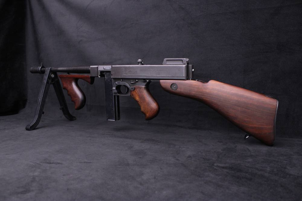 1941 Transferable Savage 1928A1 Thompson Submachine Gun 45 ACP Bridgeport-img-19