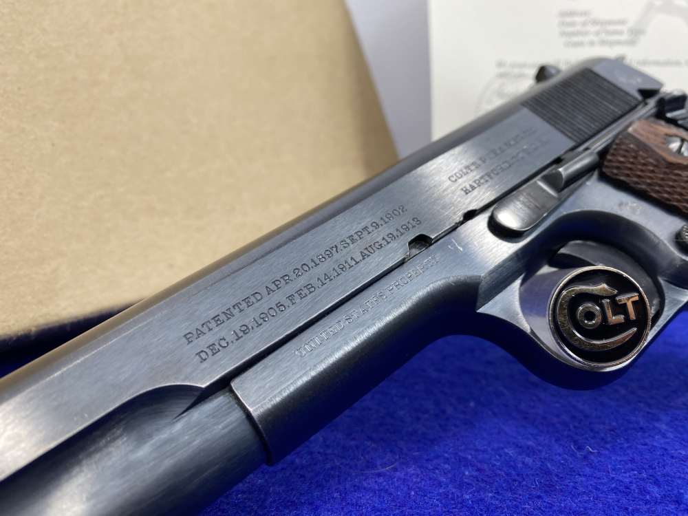 1917 Colt 1911 Military .45 Blue 5" *SOLD TO U.S. GOVERNMENT* Phenomenal-img-5