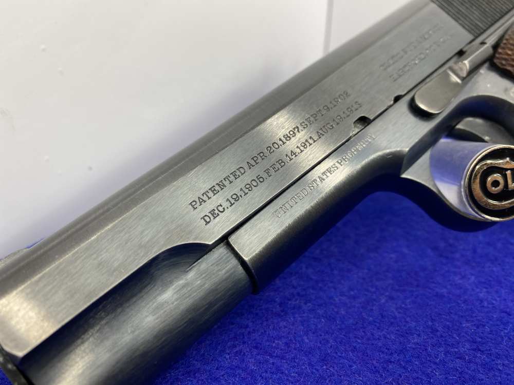 1917 Colt 1911 Military .45 Blue 5" *SOLD TO U.S. GOVERNMENT* Phenomenal-img-20