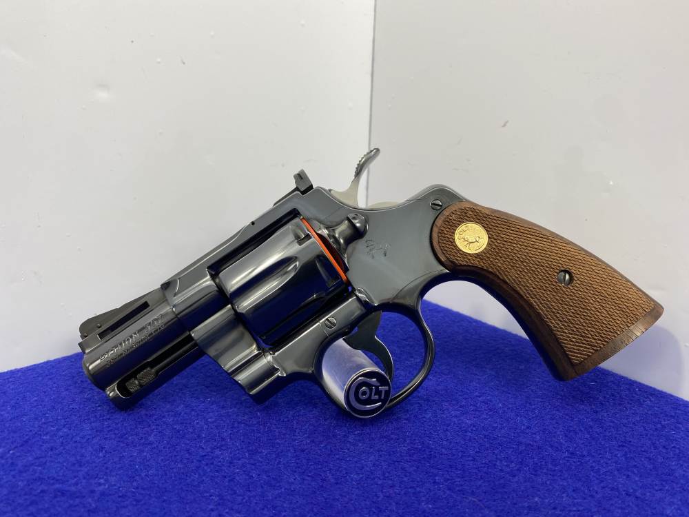 1976 Colt Python .357 -Royal Blue- 2.5" *RETAINED "CHAIRMAN'S COLLECTION"*-img-7