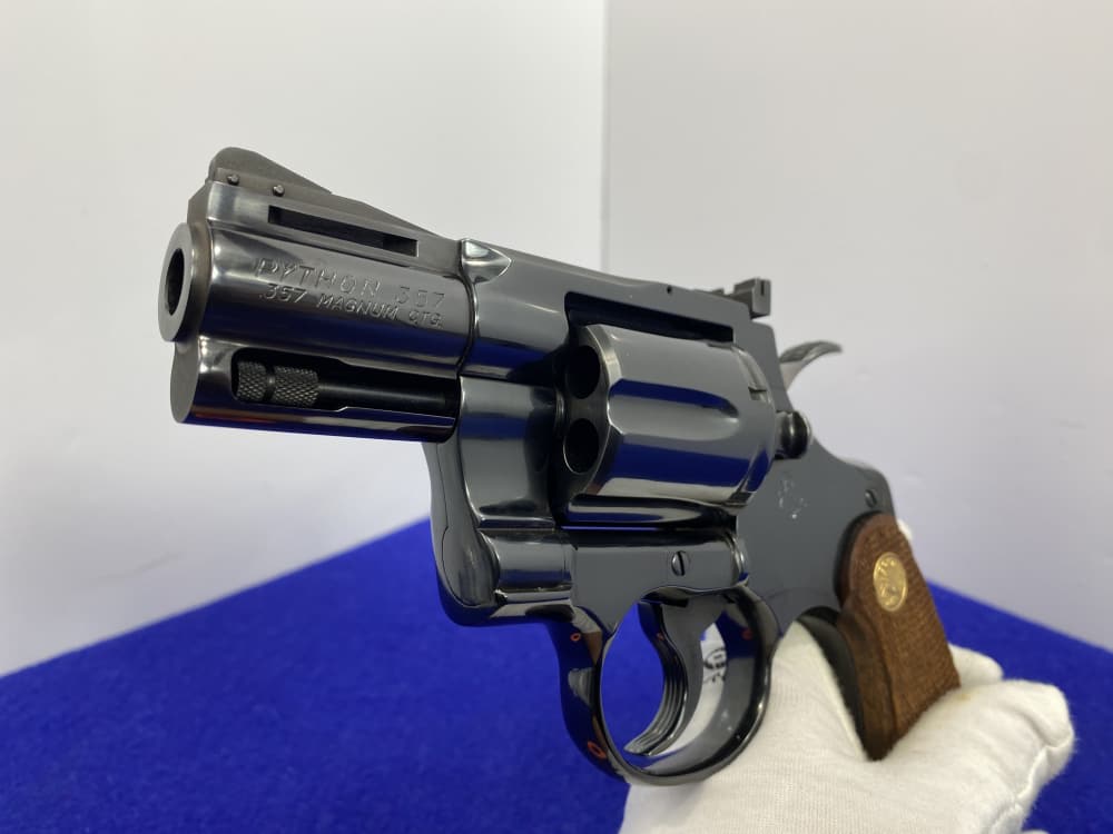 1976 Colt Python .357 -Royal Blue- 2.5" *RETAINED "CHAIRMAN'S COLLECTION"*-img-63