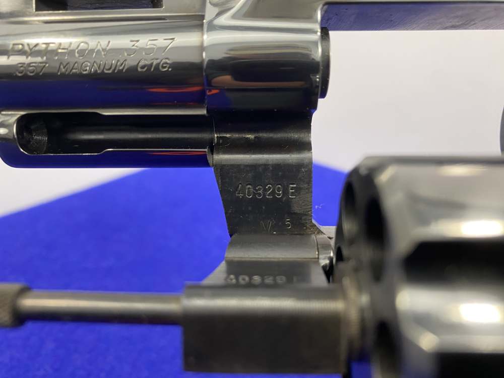 1976 Colt Python .357 -Royal Blue- 2.5" *RETAINED "CHAIRMAN'S COLLECTION"*-img-52