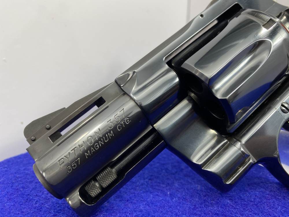 1976 Colt Python .357 -Royal Blue- 2.5" *RETAINED "CHAIRMAN'S COLLECTION"*-img-19