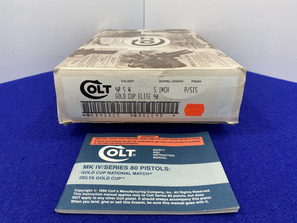 1991 Colt Gold Cup Elite 40 Two-Tone - EXTREMELY RARE - 1 of only 250-img-3