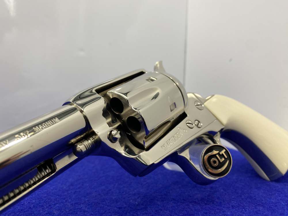 1982 Colt SAA .357 Mag Nickel 5.5" *ONE GUN SHIPMENT TO JOHN JOVINO* -img-22