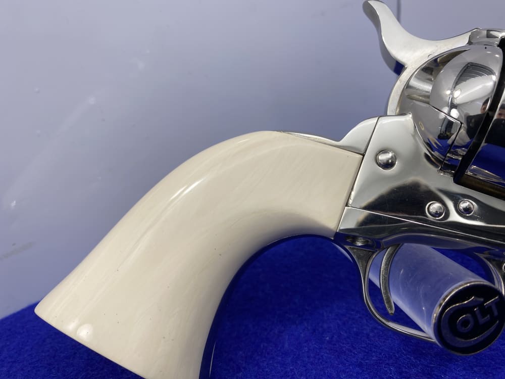 1982 Colt SAA .357 Mag Nickel 5.5" *ONE GUN SHIPMENT TO JOHN JOVINO* -img-25