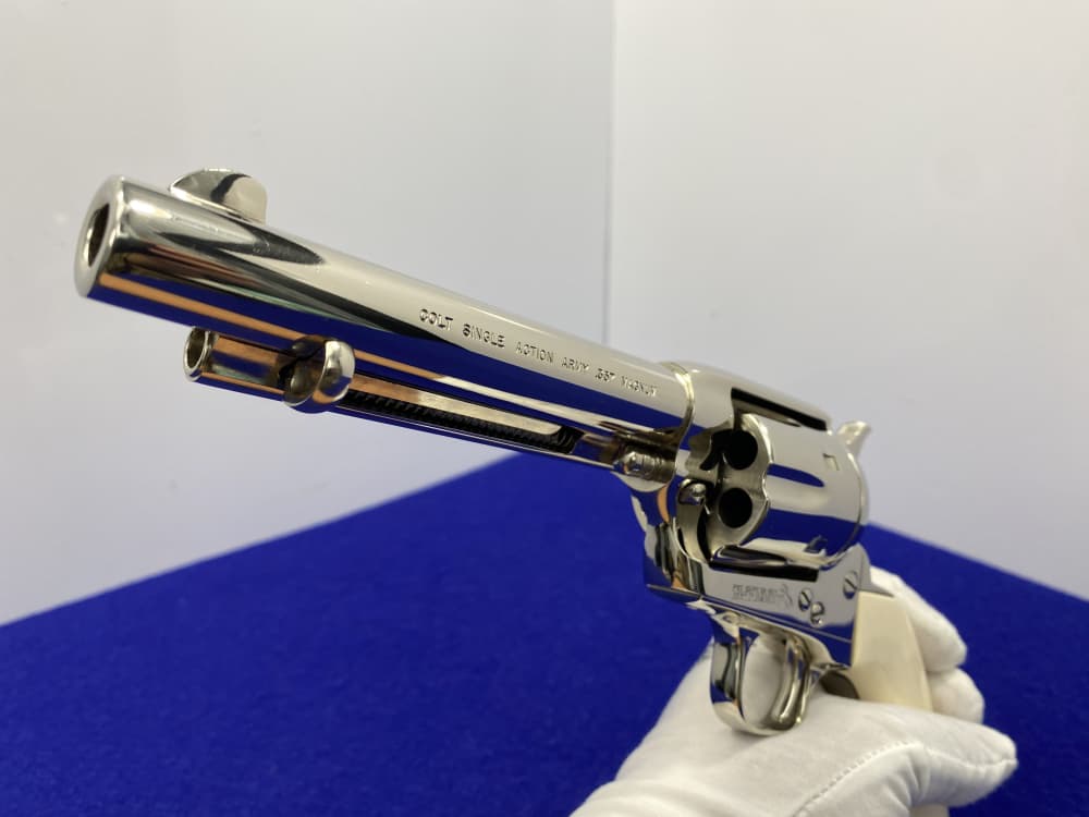 1982 Colt SAA .357 Mag Nickel 5.5" *ONE GUN SHIPMENT TO JOHN JOVINO* -img-68