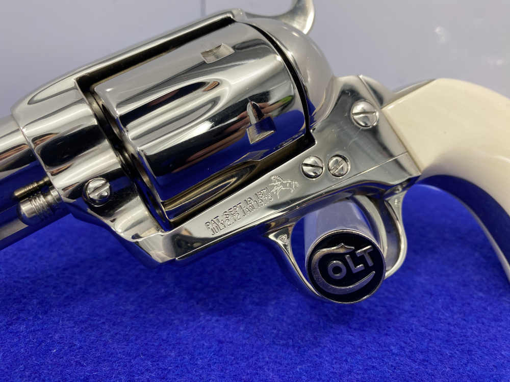 1982 Colt SAA .357 Mag Nickel 5.5" *ONE GUN SHIPMENT TO JOHN JOVINO* -img-9