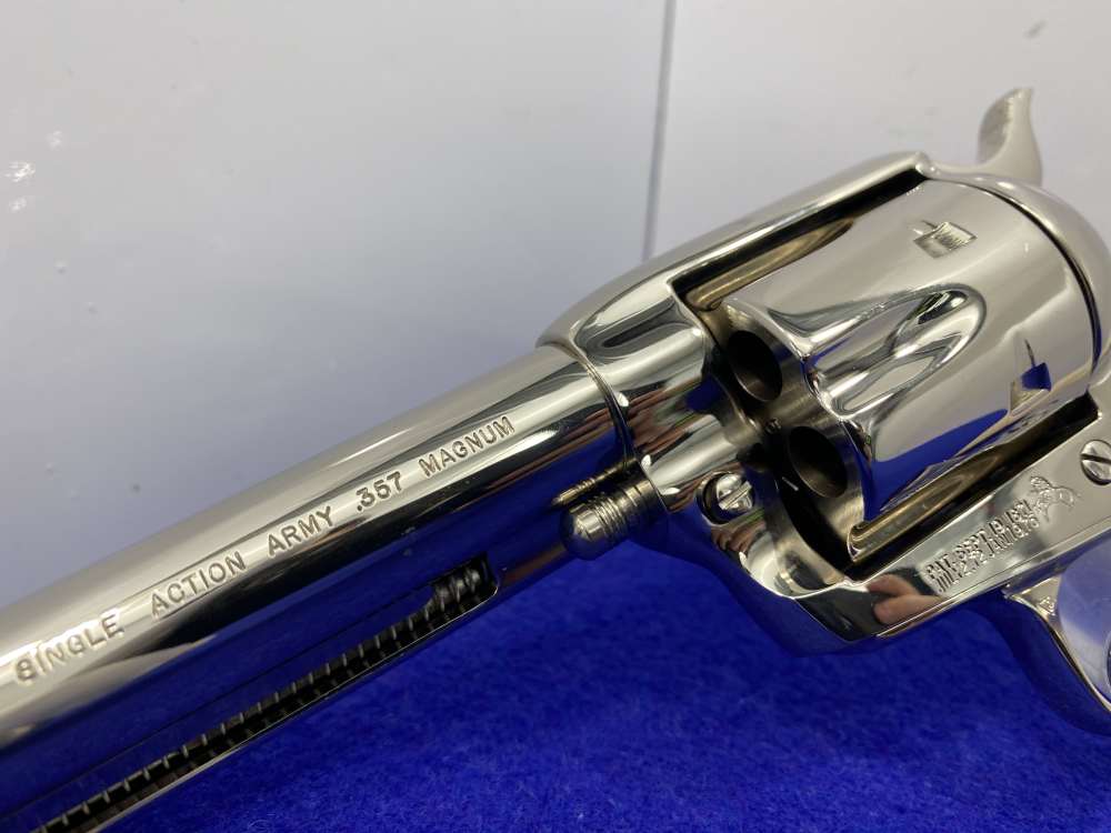 1982 Colt SAA .357 Mag Nickel 5.5" *ONE GUN SHIPMENT TO JOHN JOVINO* -img-16
