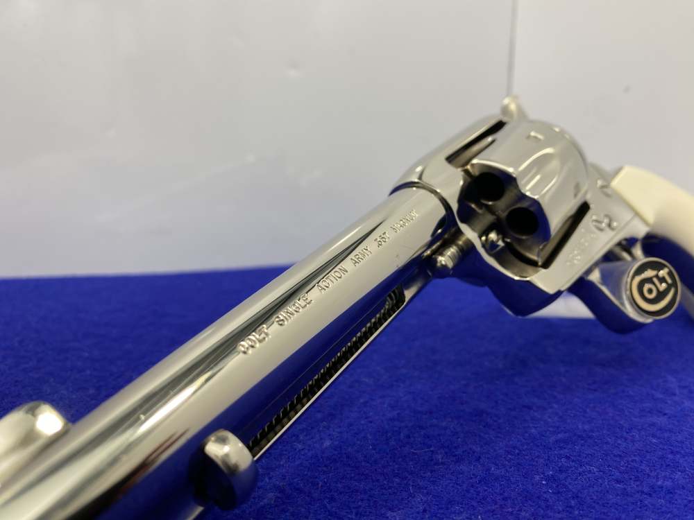 1982 Colt SAA .357 Mag Nickel 5.5" *ONE GUN SHIPMENT TO JOHN JOVINO* -img-21