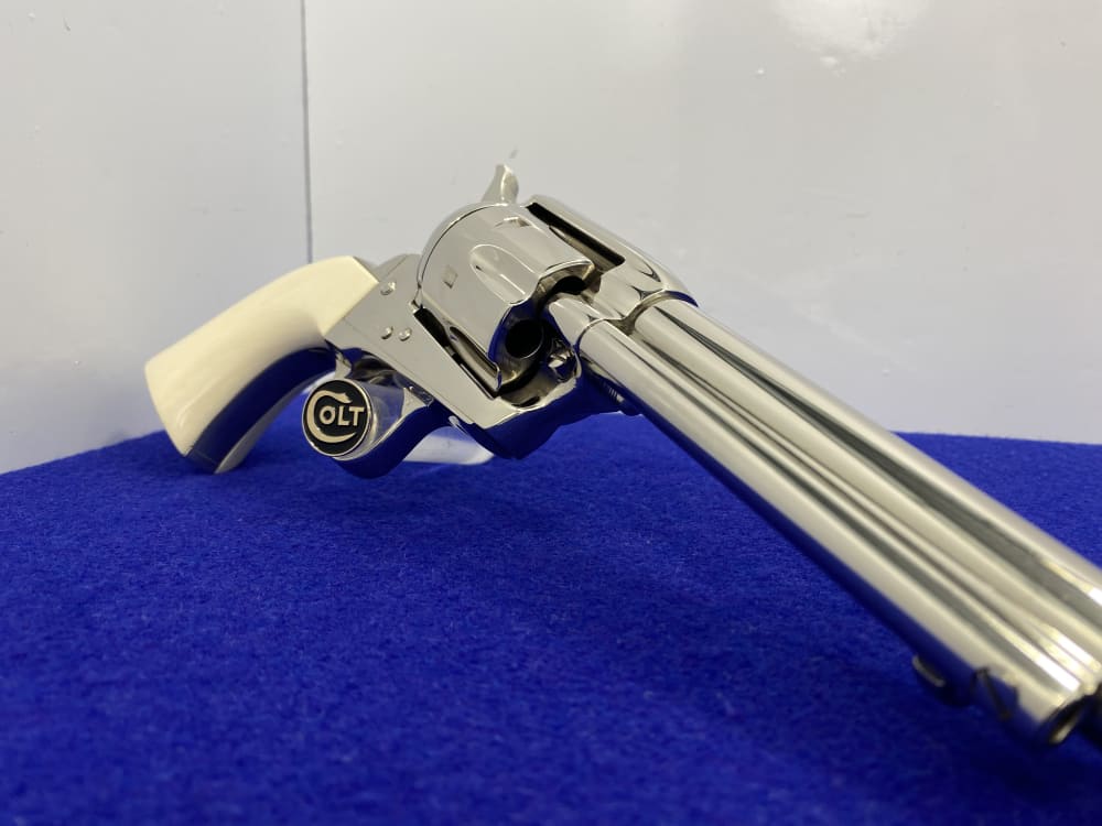 1982 Colt SAA .357 Mag Nickel 5.5" *ONE GUN SHIPMENT TO JOHN JOVINO* -img-38