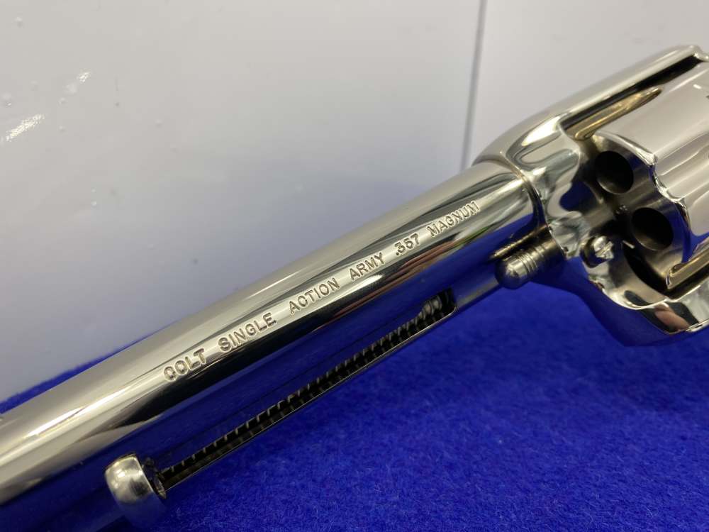 1982 Colt SAA .357 Mag Nickel 5.5" *ONE GUN SHIPMENT TO JOHN JOVINO* -img-17