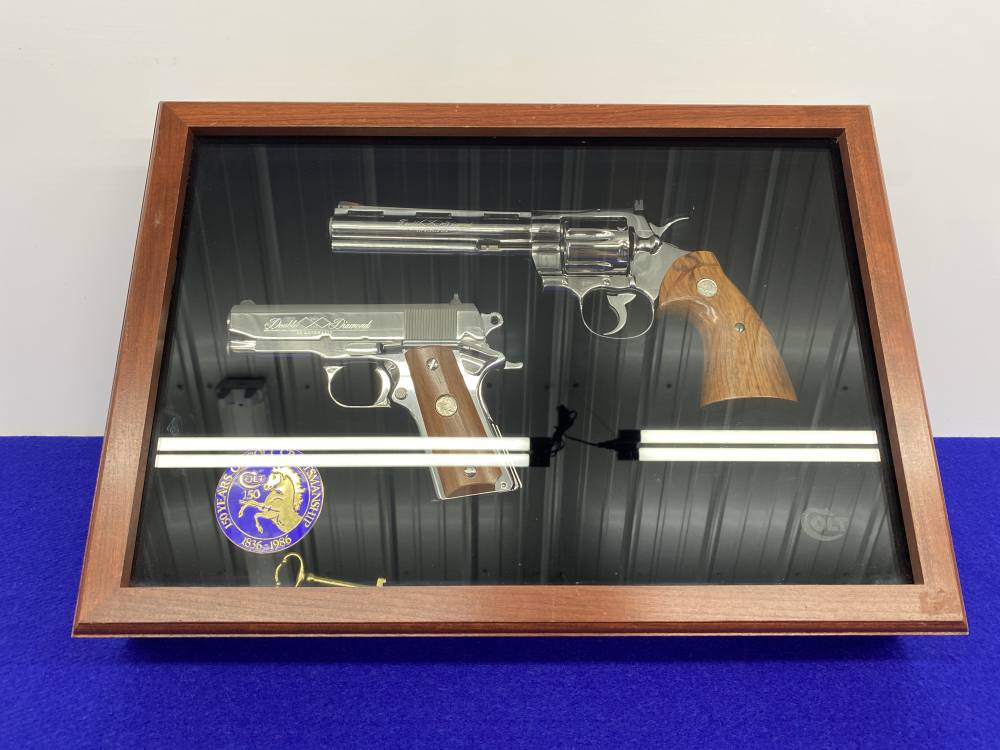 1986 Colt Double Diamond Python & Officers ACP *803 OF 1,000 EVER MADE*-img-7