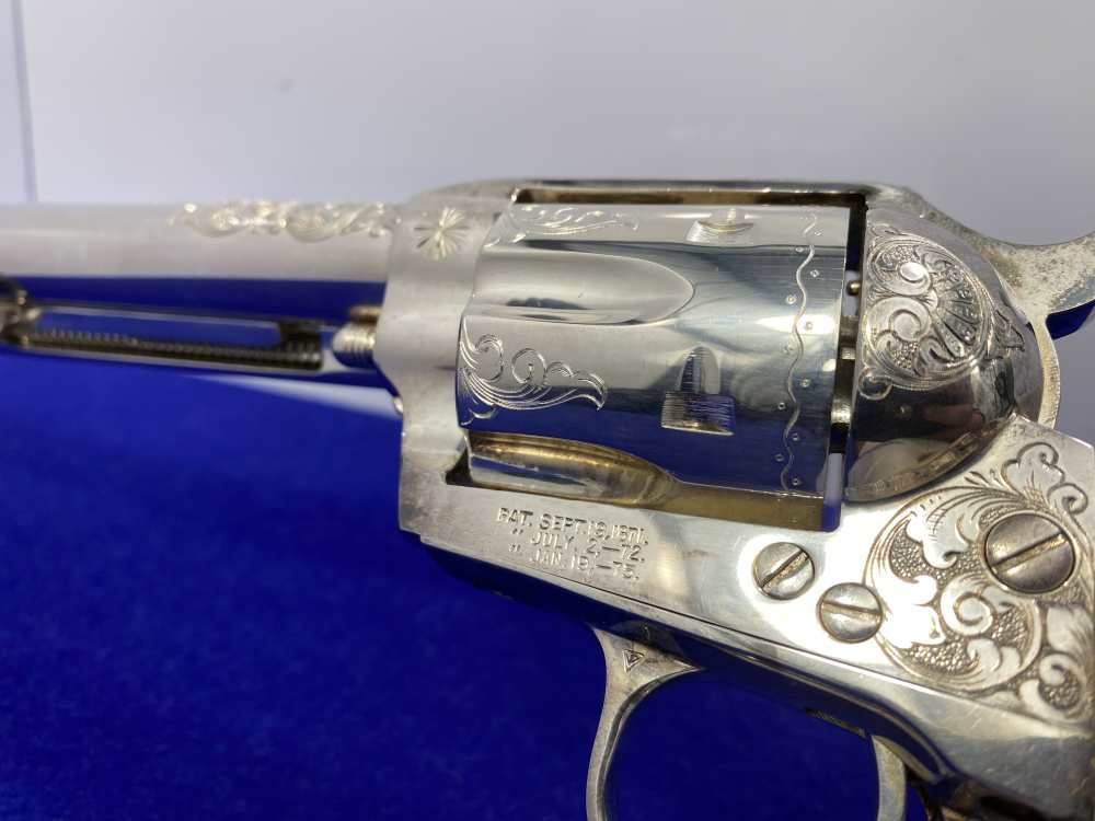 Colt Single Action Army Silver Finish CLASS "A" MASTER ENGRAVED-DENNIS KIES-img-83