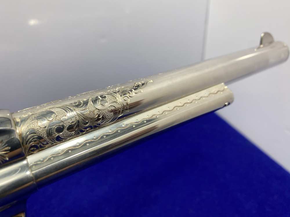 Colt Single Action Army Silver Finish CLASS "A" MASTER ENGRAVED-DENNIS KIES-img-76