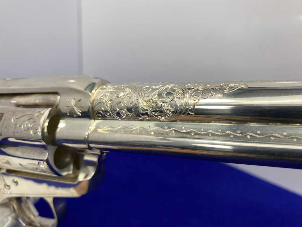 Colt Single Action Army Silver Finish CLASS "A" MASTER ENGRAVED-DENNIS KIES-img-113