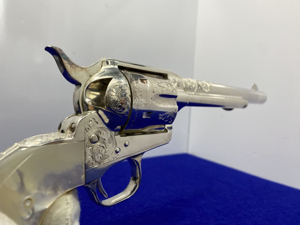 Colt Single Action Army Silver Finish CLASS "A" MASTER ENGRAVED-DENNIS KIES-img-68