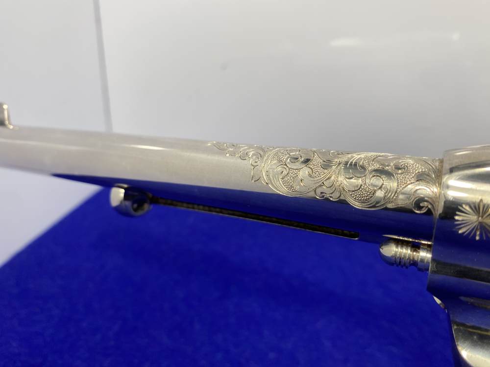 Colt Single Action Army Silver Finish CLASS "A" MASTER ENGRAVED-DENNIS KIES-img-86