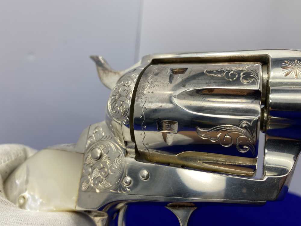 Colt Single Action Army Silver Finish CLASS "A" MASTER ENGRAVED-DENNIS KIES-img-117