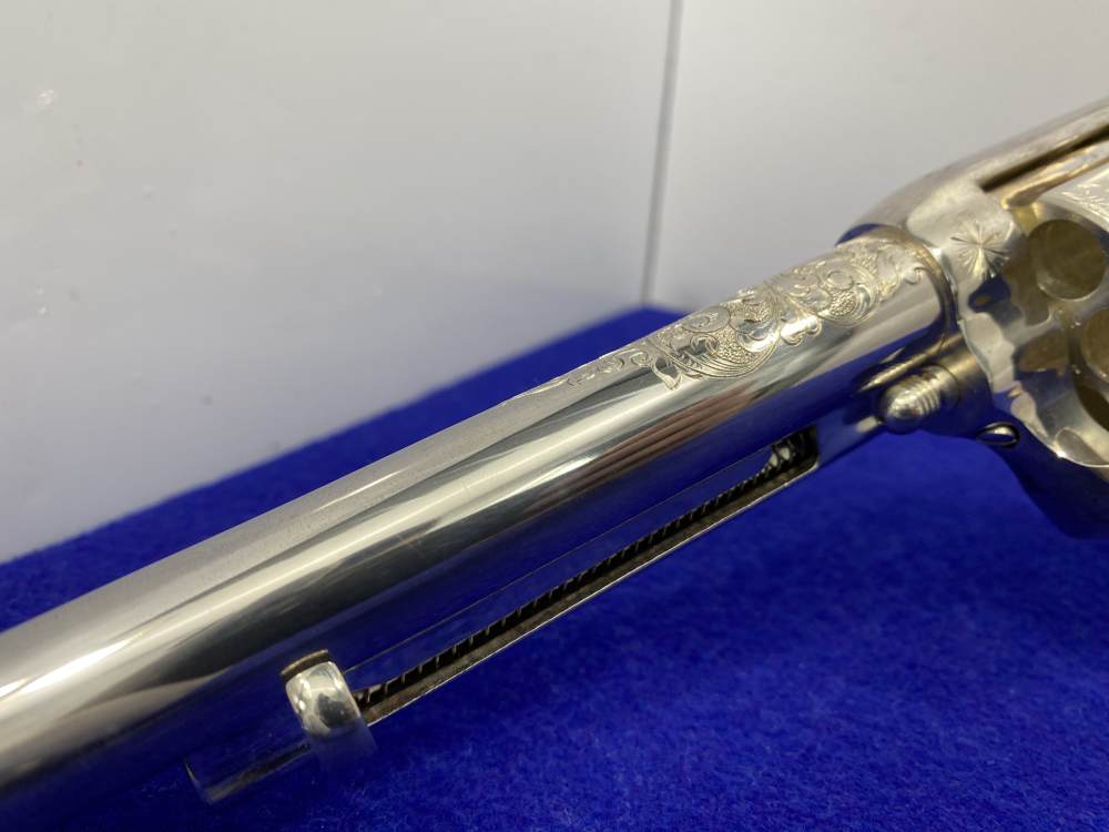 Colt Single Action Army Silver Finish CLASS "A" MASTER ENGRAVED-DENNIS KIES-img-26