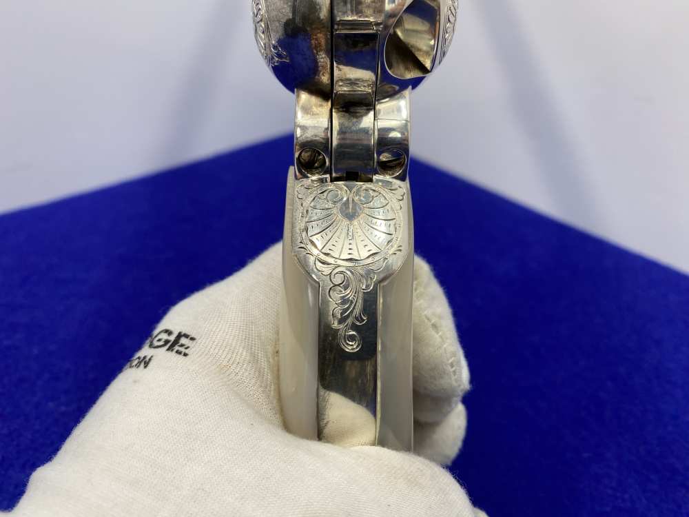 Colt Single Action Army Silver Finish CLASS "A" MASTER ENGRAVED-DENNIS KIES-img-88