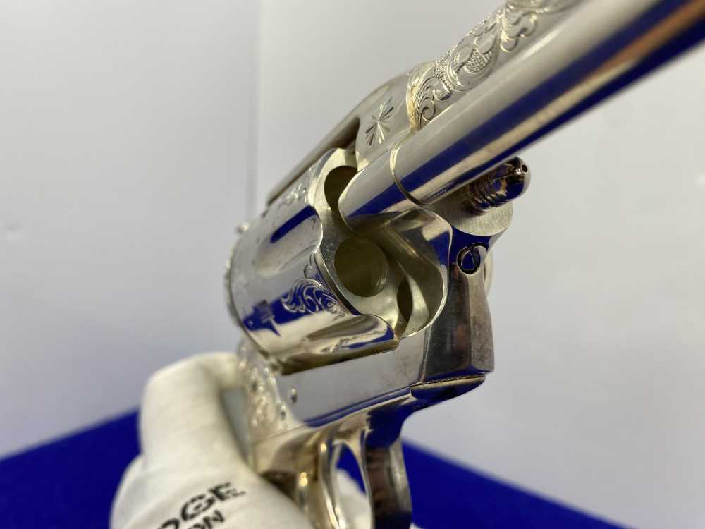 Colt Single Action Army Silver Finish CLASS "A" MASTER ENGRAVED-DENNIS KIES-img-100
