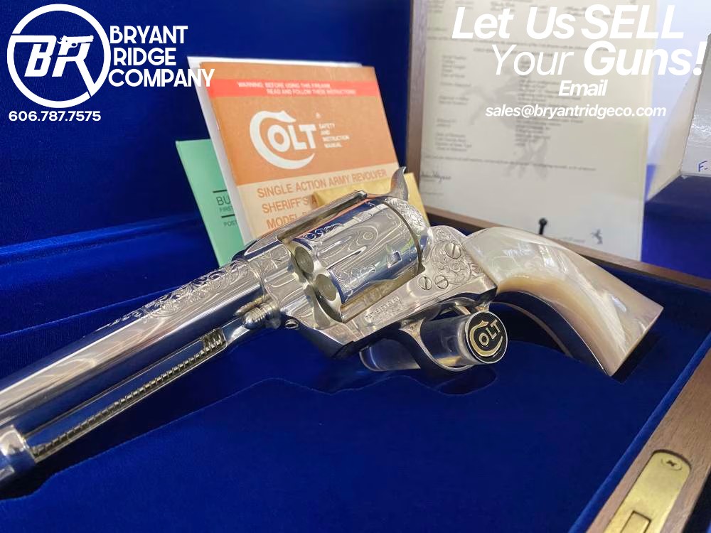Colt Single Action Army Silver Finish CLASS "A" MASTER ENGRAVED-DENNIS KIES-img-0