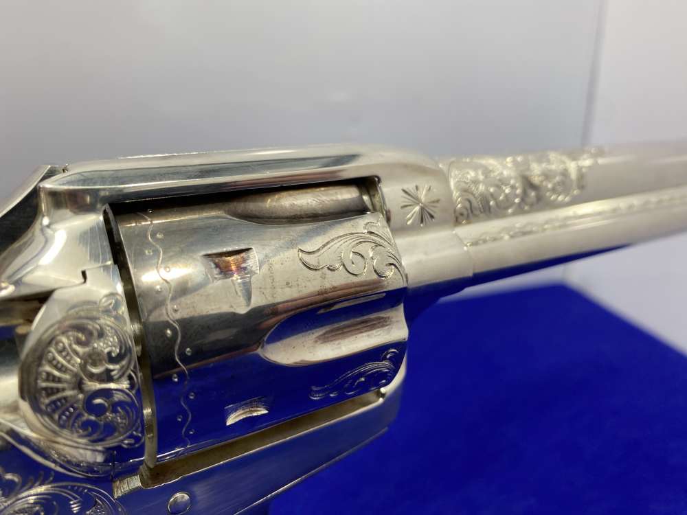 Colt Single Action Army Silver Finish CLASS "A" MASTER ENGRAVED-DENNIS KIES-img-72