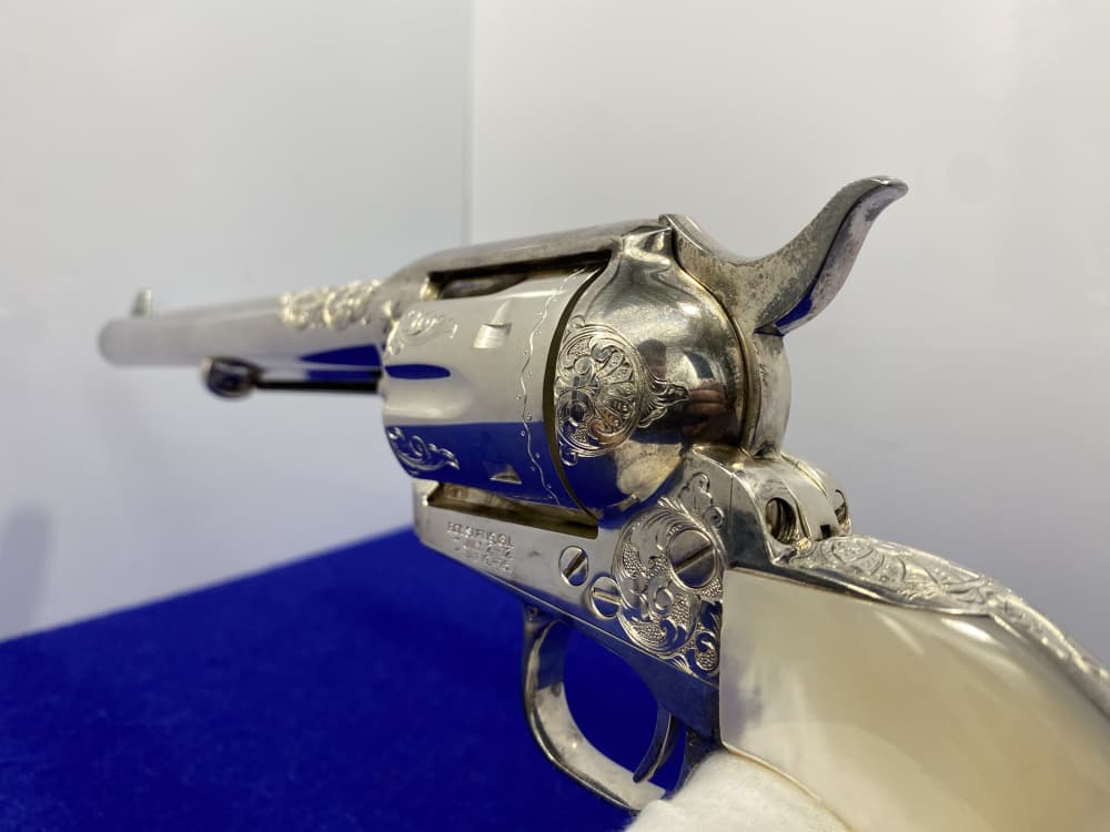 Colt Single Action Army Silver Finish CLASS "A" MASTER ENGRAVED-DENNIS KIES-img-78