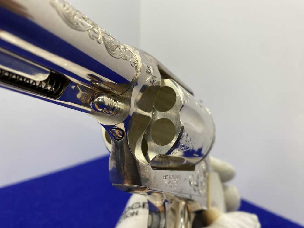 Colt Single Action Army Silver Finish CLASS "A" MASTER ENGRAVED-DENNIS KIES-img-99