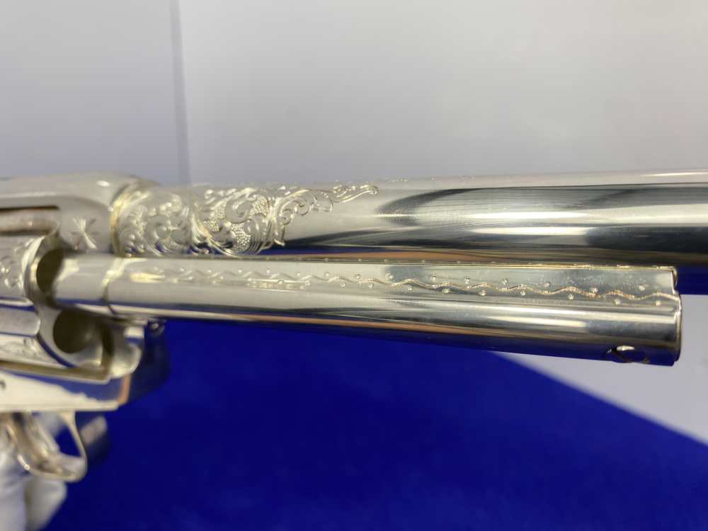 Colt Single Action Army Silver Finish CLASS "A" MASTER ENGRAVED-DENNIS KIES-img-112