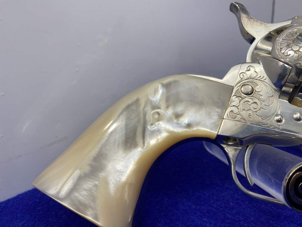 Colt Single Action Army Silver Finish CLASS "A" MASTER ENGRAVED-DENNIS KIES-img-36