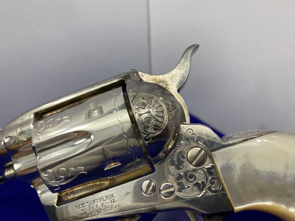 Colt Single Action Army Silver Finish CLASS "A" MASTER ENGRAVED-DENNIS KIES-img-22