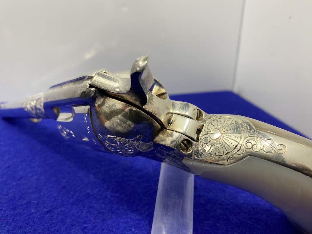 Colt Single Action Army Silver Finish CLASS "A" MASTER ENGRAVED-DENNIS KIES-img-59