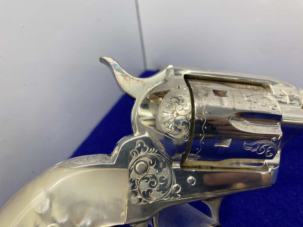 Colt Single Action Army Silver Finish CLASS "A" MASTER ENGRAVED-DENNIS KIES-img-42