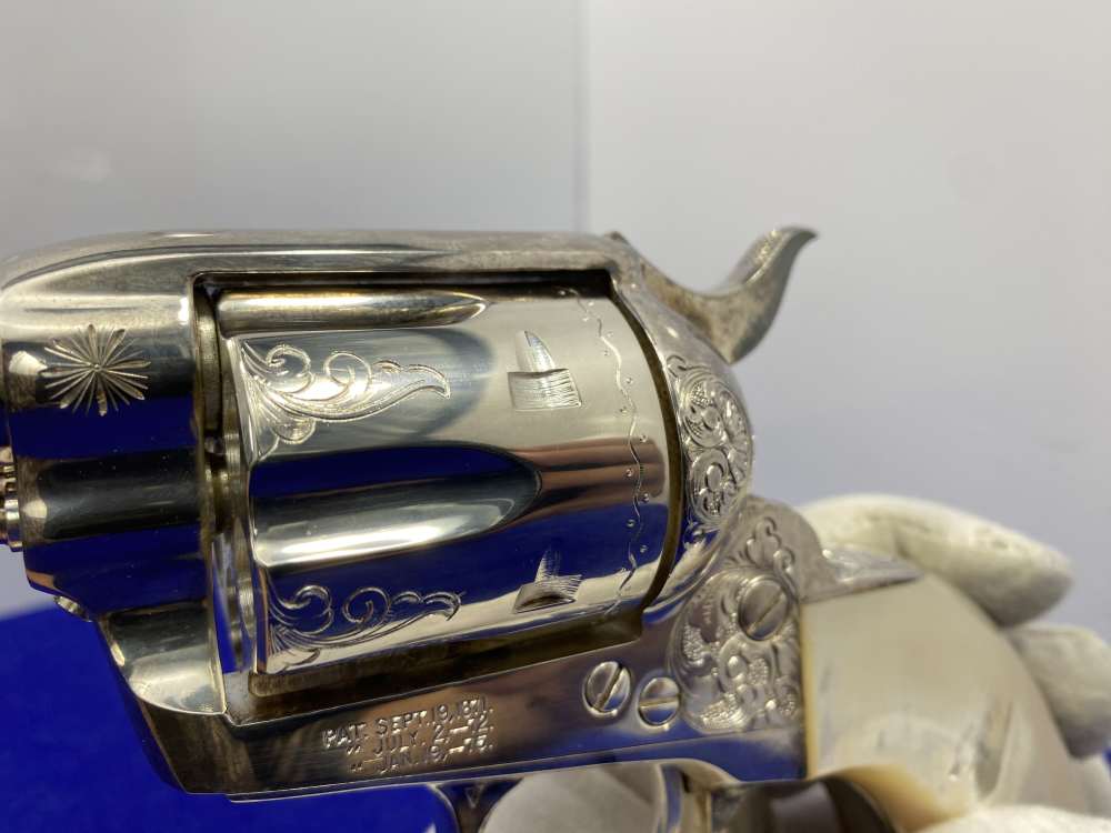 Colt Single Action Army Silver Finish CLASS "A" MASTER ENGRAVED-DENNIS KIES-img-106