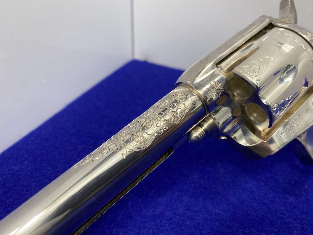 Colt Single Action Army Silver Finish CLASS "A" MASTER ENGRAVED-DENNIS KIES-img-25