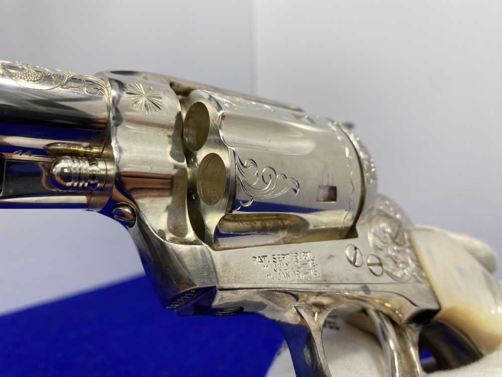 Colt Single Action Army Silver Finish CLASS "A" MASTER ENGRAVED-DENNIS KIES-img-104