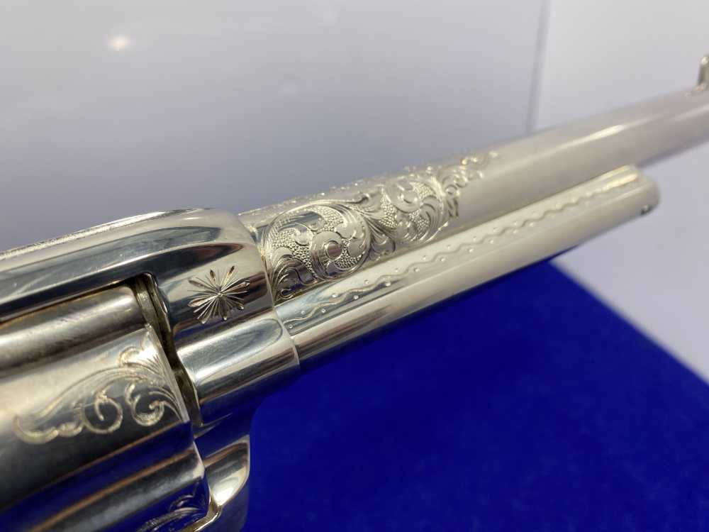 Colt Single Action Army Silver Finish CLASS "A" MASTER ENGRAVED-DENNIS KIES-img-75