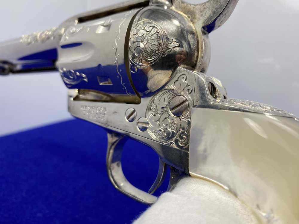 Colt Single Action Army Silver Finish CLASS "A" MASTER ENGRAVED-DENNIS KIES-img-79