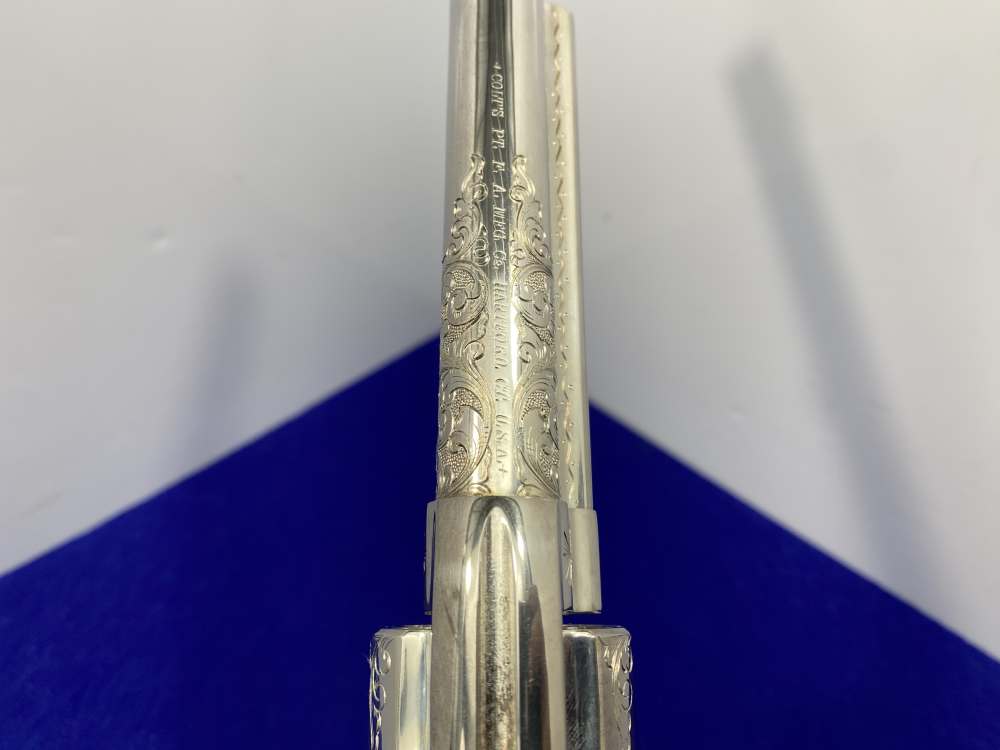 Colt Single Action Army Silver Finish CLASS "A" MASTER ENGRAVED-DENNIS KIES-img-89