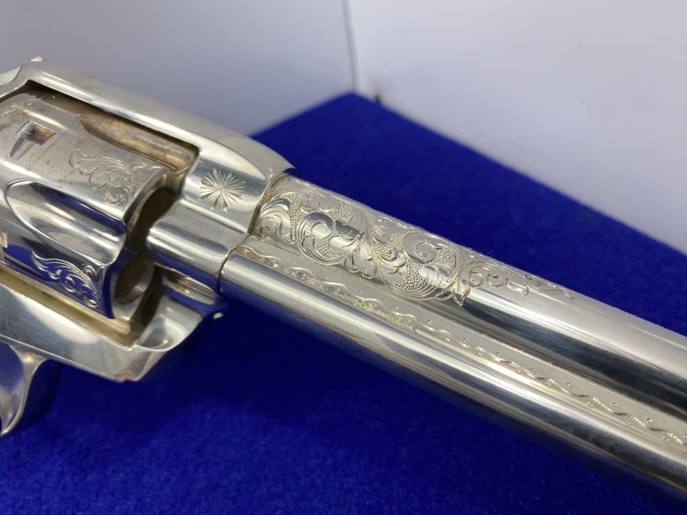 Colt Single Action Army Silver Finish CLASS "A" MASTER ENGRAVED-DENNIS KIES-img-47