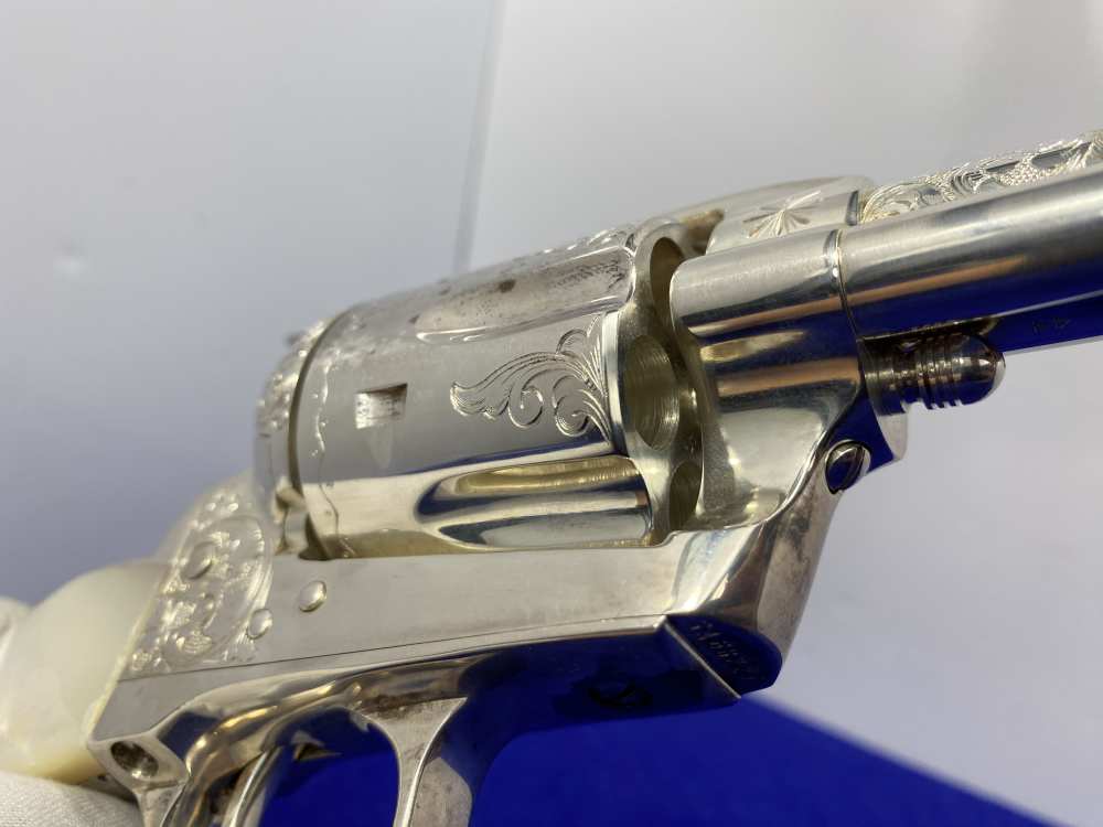 Colt Single Action Army Silver Finish CLASS "A" MASTER ENGRAVED-DENNIS KIES-img-116