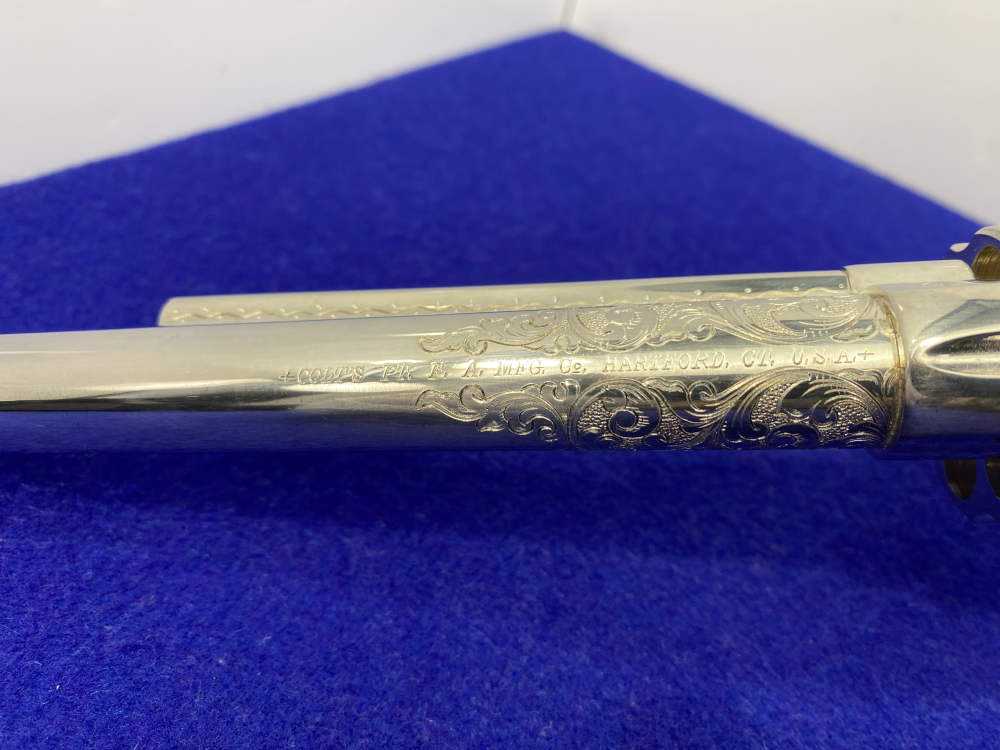 Colt Single Action Army Silver Finish CLASS "A" MASTER ENGRAVED-DENNIS KIES-img-64