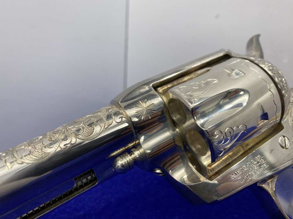 Colt Single Action Army Silver Finish CLASS "A" MASTER ENGRAVED-DENNIS KIES-img-20